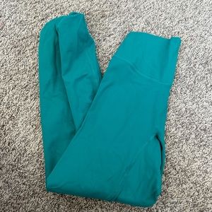 Teal leggings